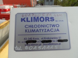 CHŁODNIA KLIMORS DO ZMONTOWANIA Z AGREGATEM