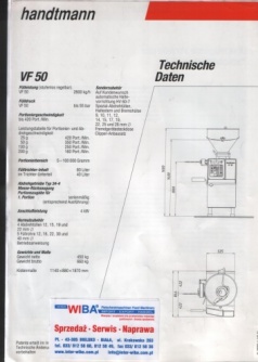 Nadziewarka próżniowa VF 50/80
